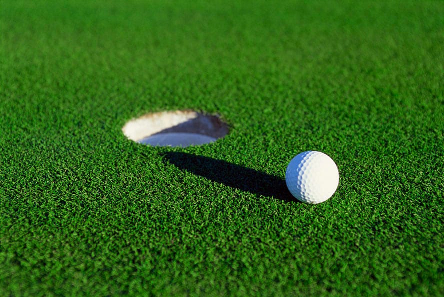 golf ball hole
